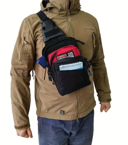 Edc Carry Fanny Pack - Sac à bandoulière tactique pour port