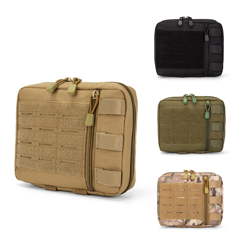 Edc Carry Bag - Pochette tactique MOLLE découpée au laser,