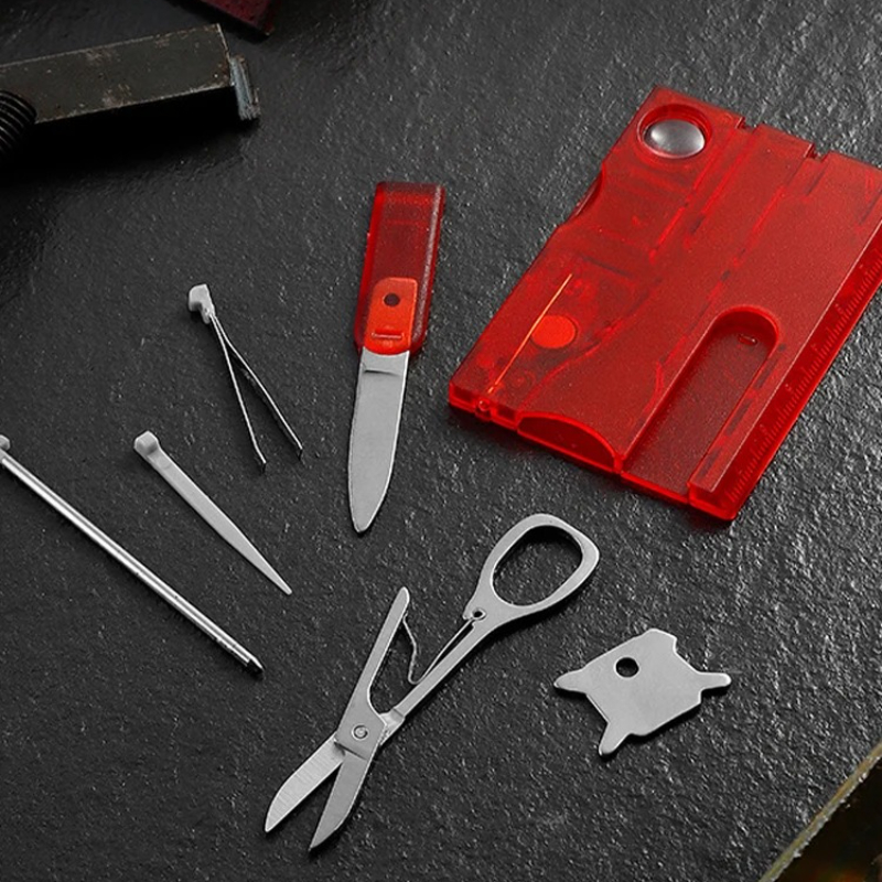 Multitool Credit Card - Multi-outils de poche Ultra fins 12