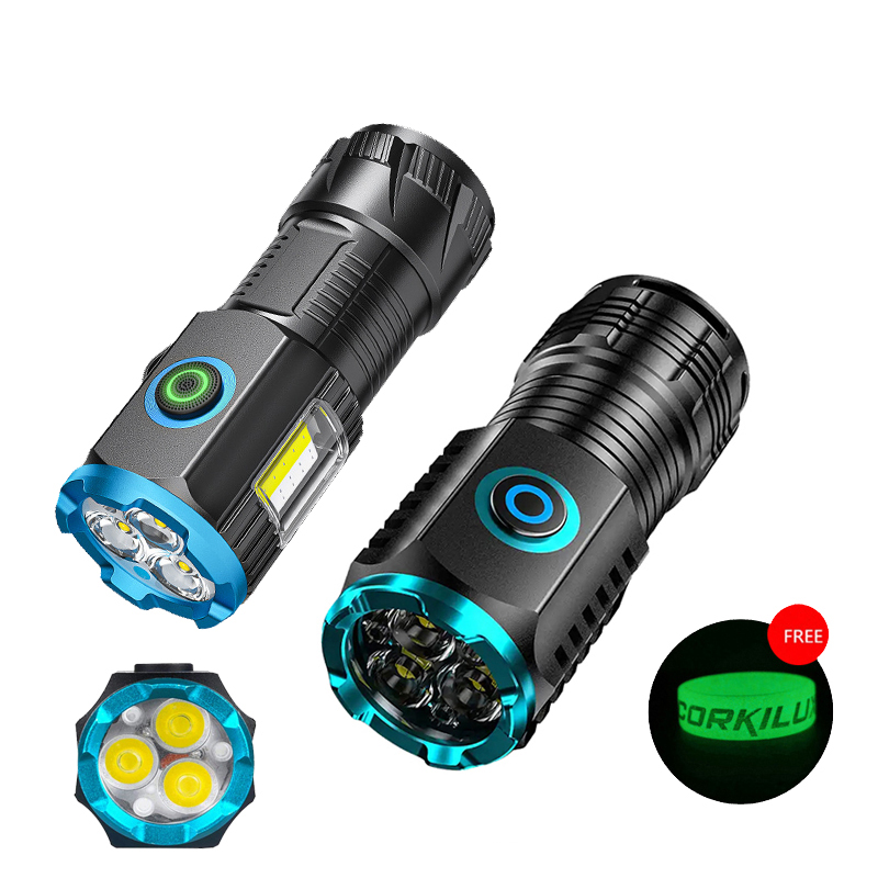 Edc Carry Flashlight - Mini lampes de poche LED rechargeables