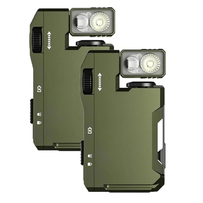 Edc Carry Flashlight - Lampe de poche EDC AT51-2Pcs avec