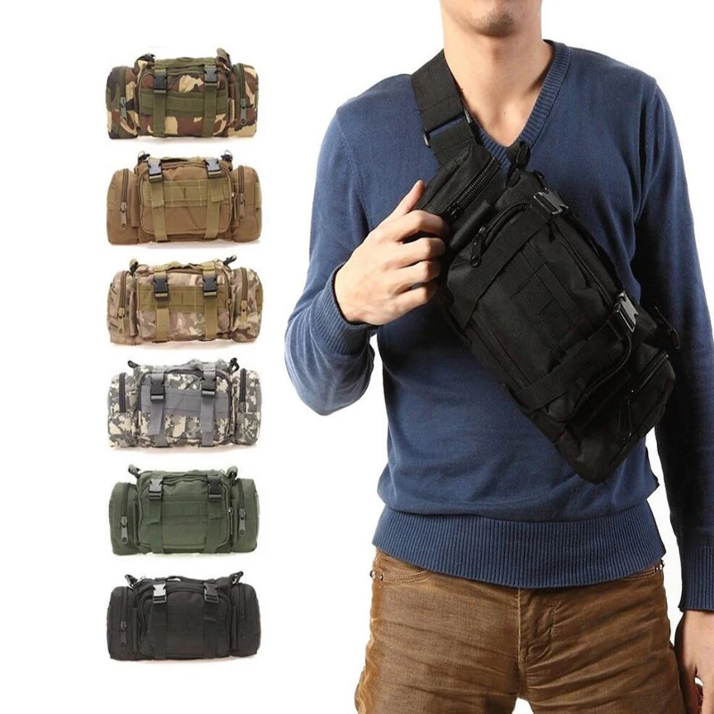 Edc Carry Fanny Pack - Sac de taille polochon Molle étanche,