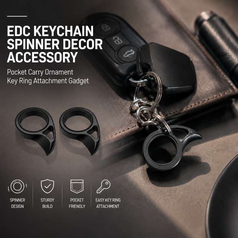 Edc Carry Accessories - Porte-clés EDC Spinner, accessoire décoratif, ornement