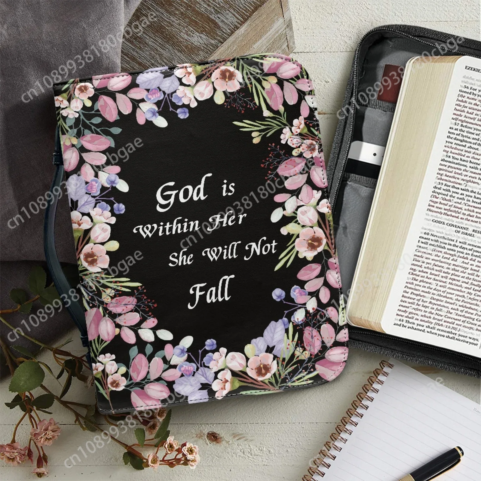 Edc Carry Bag - Sac Bible en cuir à motif