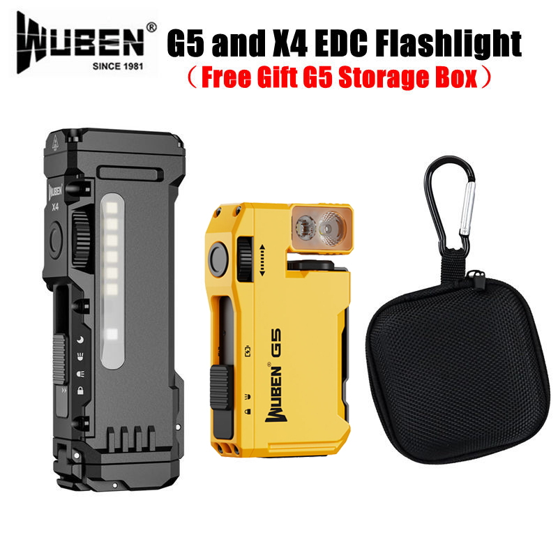 Edc Carry Flashlight - Lampe torche EDC WUBEN G5 &