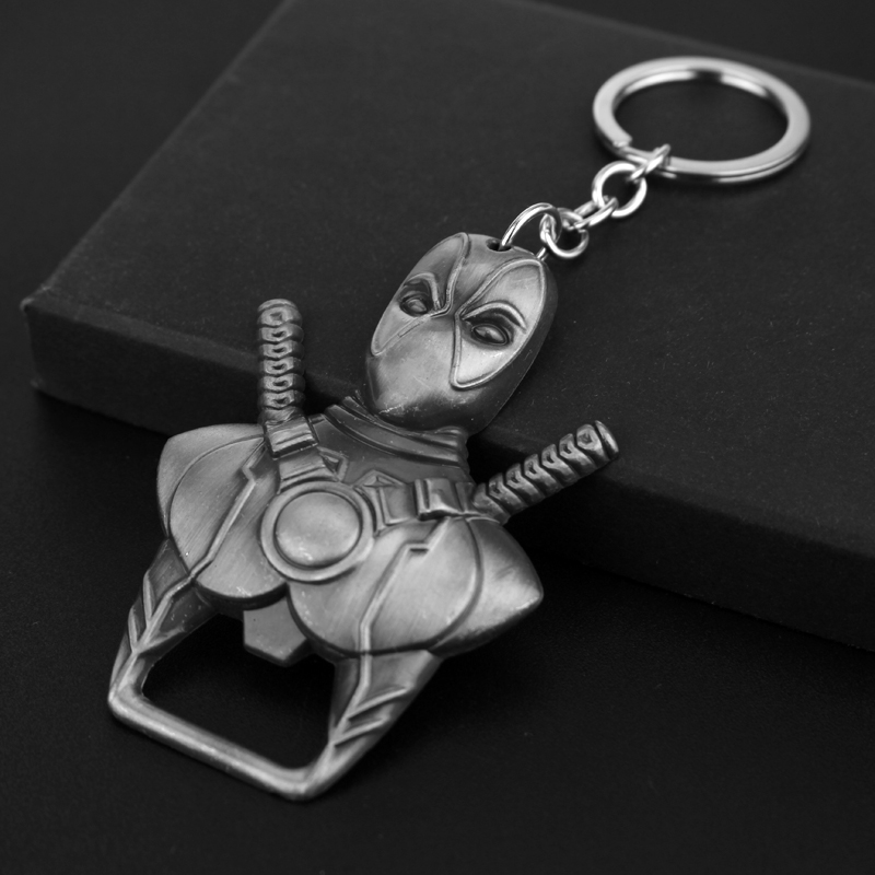 Bottle Opener Keyring - Porte-clés Deadpool tendance, porte-clés personnalisé, ouvre-bouteille,