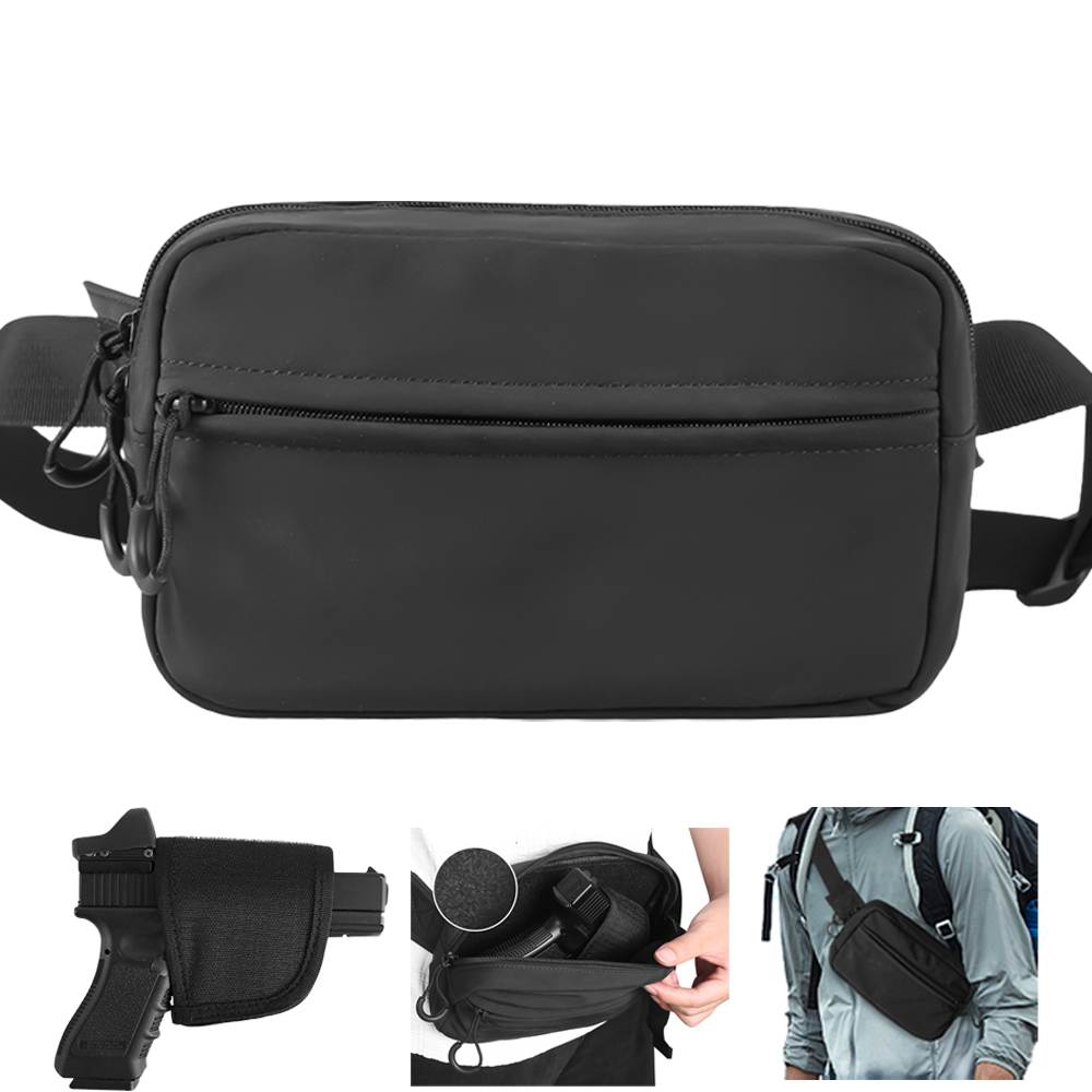 Edc Carry Fanny Pack - Sac à bandoulière tactique pour pistolet,