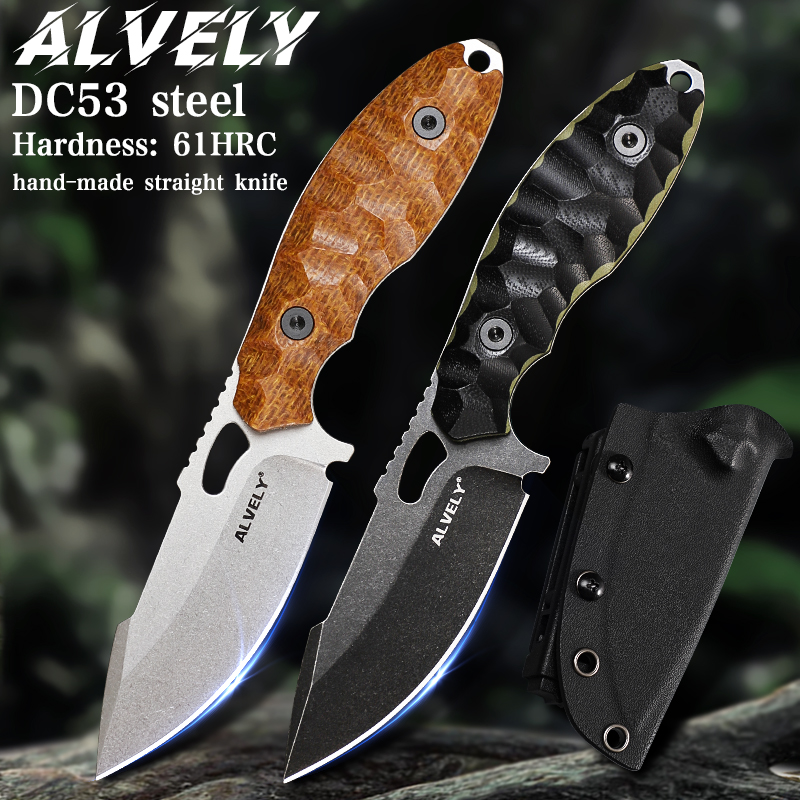 Edc Fixed Blade Deep Carry - Couteau d'extérieur EDC, petit couteau à