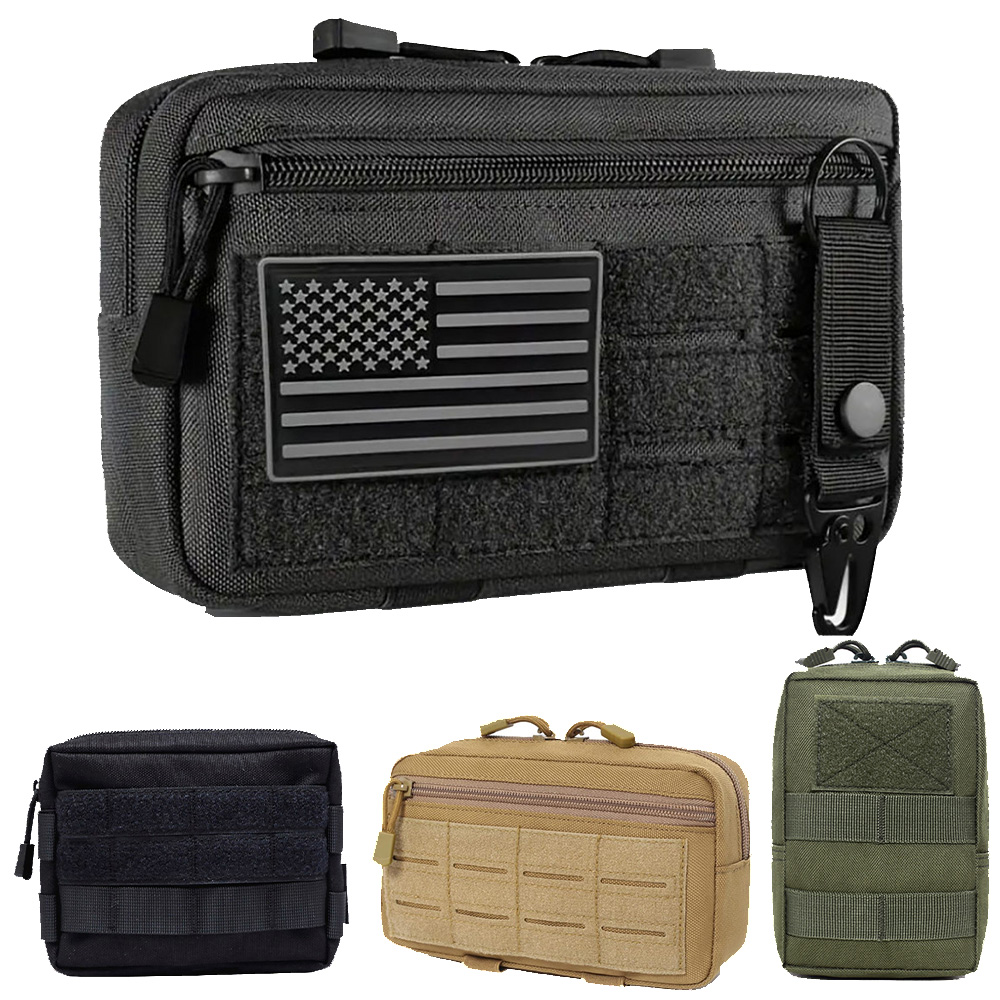 Edc Carry Accessories - Pochette tactique MOLLE EDC pour ceinture,