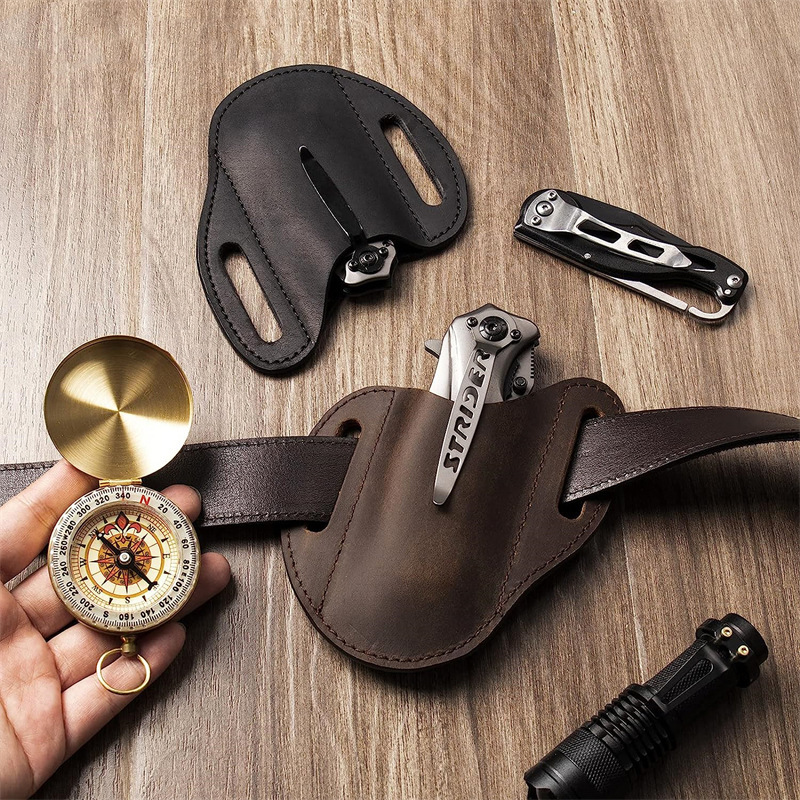 Étui en cuir véritable pour po - Edc Carry Holster avis et prix