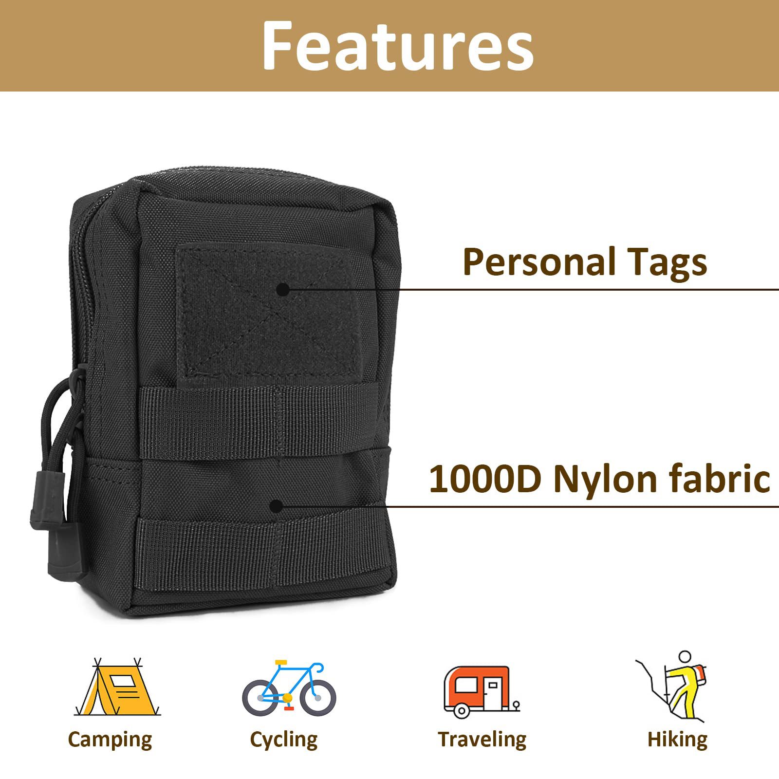 Sac d'accessoires médicaux tac - Edc Carry Accessories avis et prix