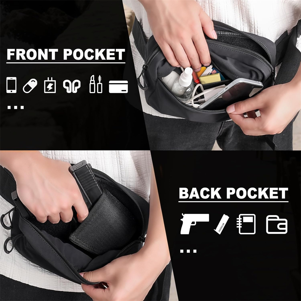 Sac de transport dissimulé pou - Edc Carry Fanny Pack avis et prix
