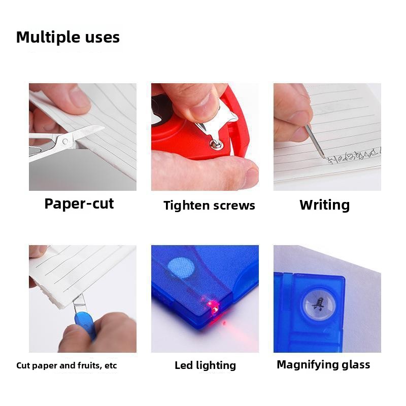 Carte de crédit de poche 12 en - Multitool Credit Card avis et prix