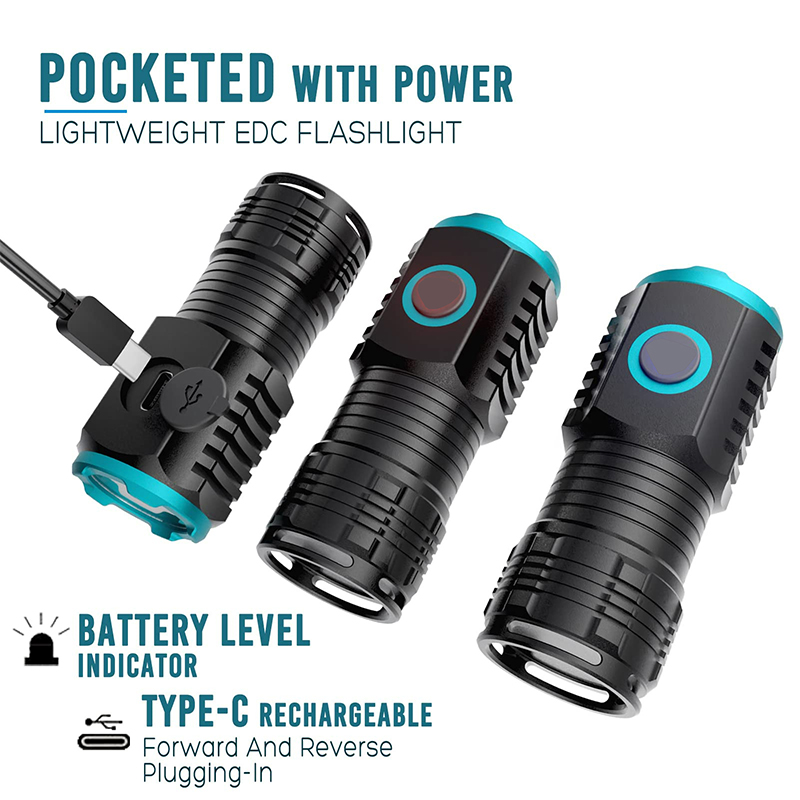 Mini lampes de poche LED recha - Edc Carry Flashlight avis et prix