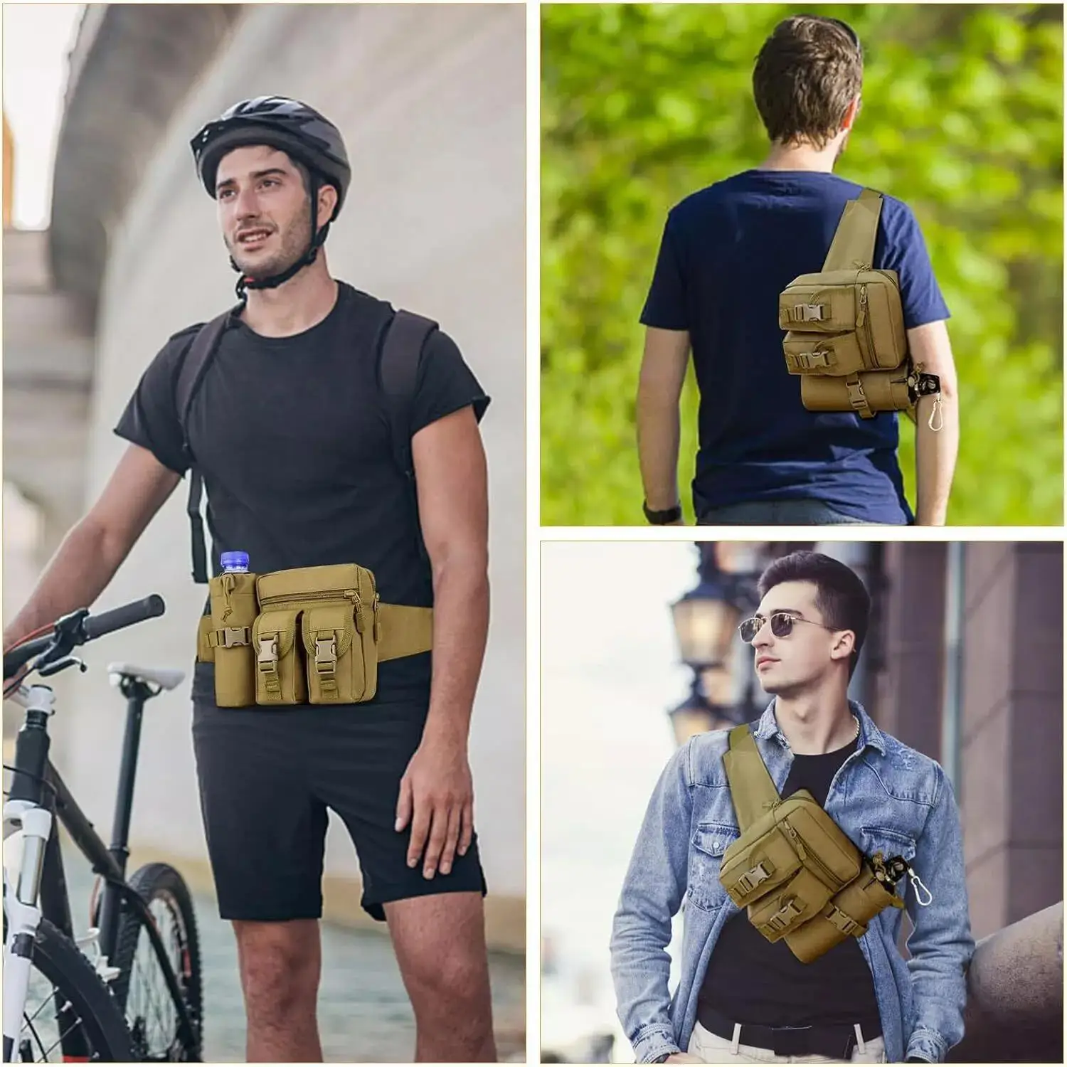 Sac banane tactique pour homme - Edc Carry Fanny Pack avis et prix