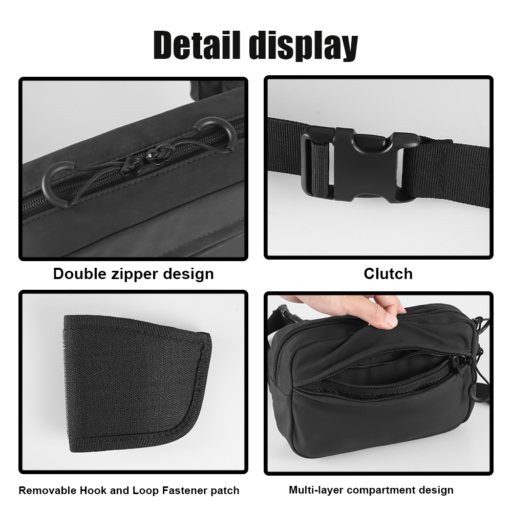 Sac banane tactique dissimulé  - Edc Carry Fanny Pack avis et prix