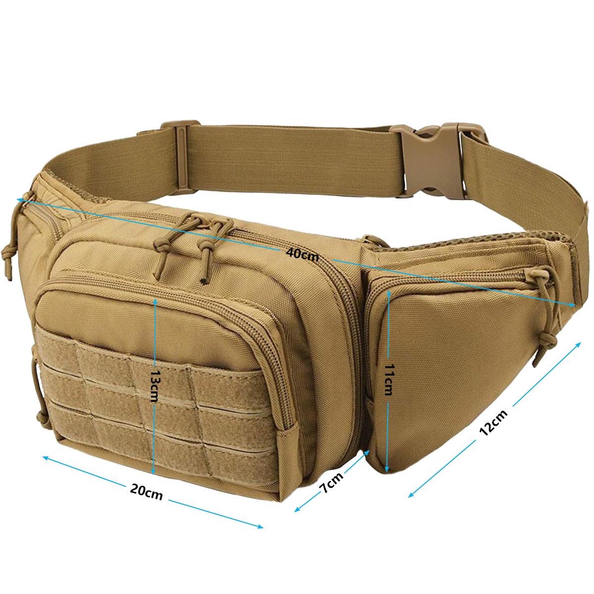 Sac banane tactique MOLLE pour - Edc Carry Fanny Pack avis et prix