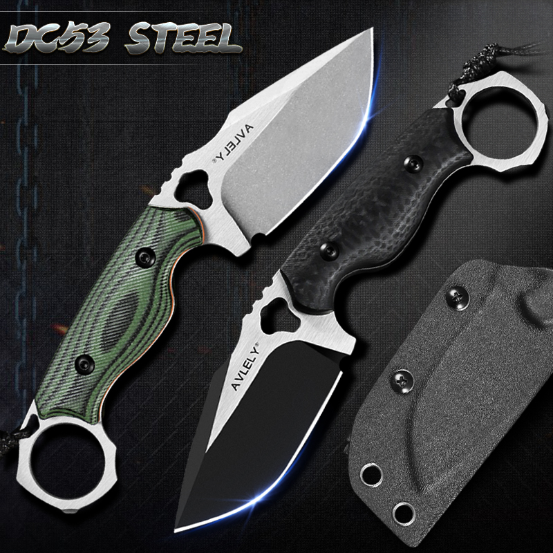 Couteau à lame droite en acier - Edc Fixed Blade Deep Carry avis et prix