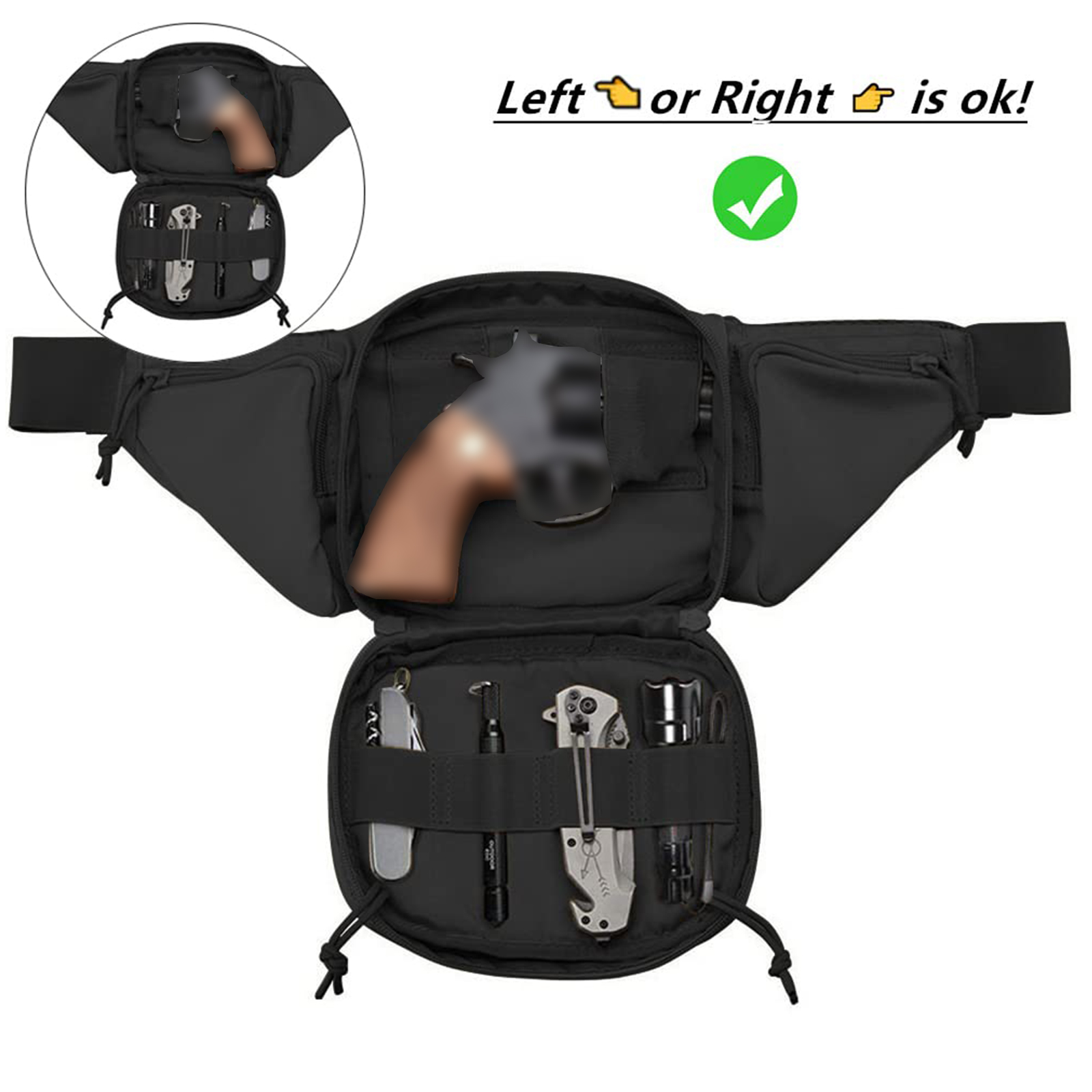 Sac banane tactique étanche po - Edc Carry Fanny Pack avis et prix