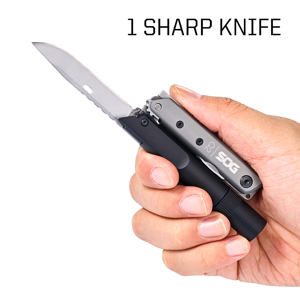 SOG BATON Q2 4 en 1 stylo mult - Edc Carry Flashlight avis et prix